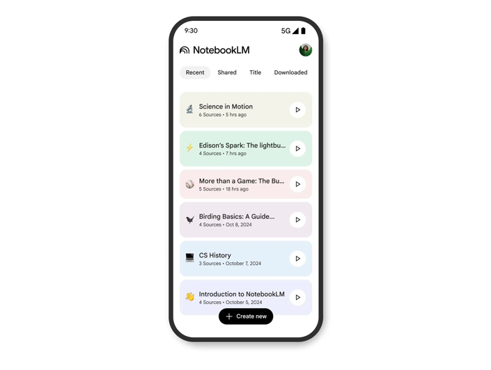 Notebook LM app